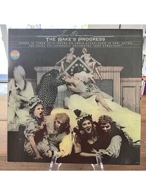 Igor Stravinsky The Rake's Progress Opera In Three Acts 3xLP Box 1981 CBS 79346